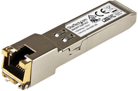 StarTech.com Cisco Meraki MA-SFP-1GB-TX compatibel SFP Transceiver module 10/100/1000BASE-TX