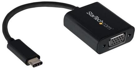StarTech.com USB-C naar VGA Adapter zwart