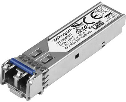 Startech StarTech.com Gigabit glasvezel 1000Base-EX SFP ontvanger module Cisco GLC-EX-SMD compatibel SM LC 40 km