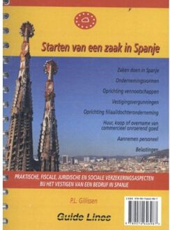 Starten van een zaak in Spanje - Boek Peter Gillissen (9074646980)