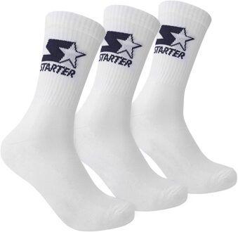 STARTER 3-Pack Crew Socks - Sportsokken Wit - 43 - 46