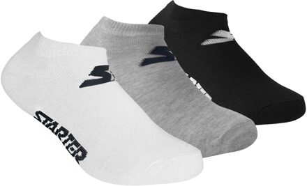 STARTER 3-Pack Sneaker Socks - Enkelsokken Grijs - 43 - 46