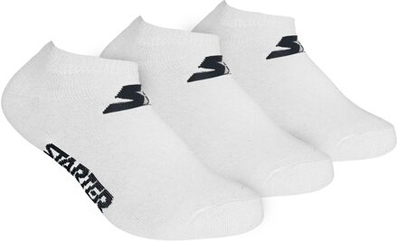 STARTER 3-Pack Sneaker Socks - Enkelsokken Wit - 43 - 46
