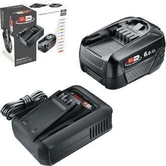 Starter Set 18V 1x 18V 6.0Ah + AL18-44 - 1600A032A8