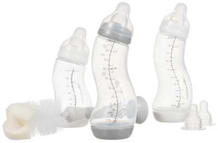 Starterset Pasgeborenen Met Flessenborstel Transparant