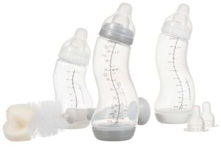 Starterset Pasgeborenen Met Flessenborstel Transparant