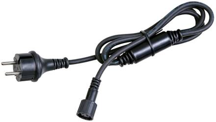 Startkabel 1,5m met stekker voor Chrissline zwart