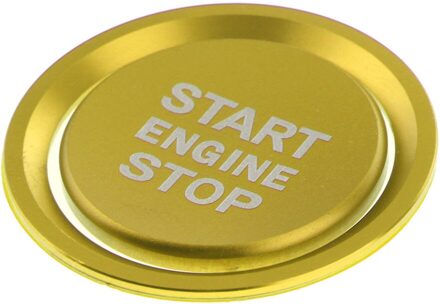 Startknop Interieur Trim Sticker Past Voor A4 A5 B9 -18 gouden