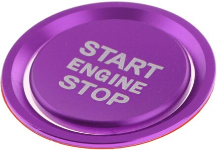 Startknop Interieur Trim Sticker Past Voor A4 A5 B9 -18 paars