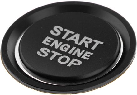 Startknop Interieur Trim Sticker Past Voor A4 A5 B9 -18 zwart