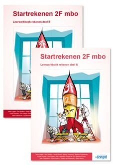 Startrekenen / 2F mbo / Leerwerkboeken A + B - Boek Jelte Folkertsma (9491699938)
