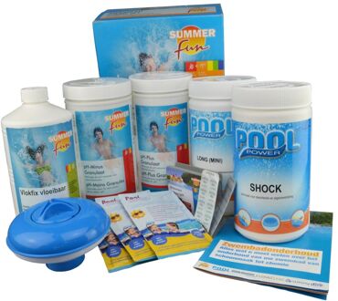 Startset zwembad chemie pro - voor grote zwembaden