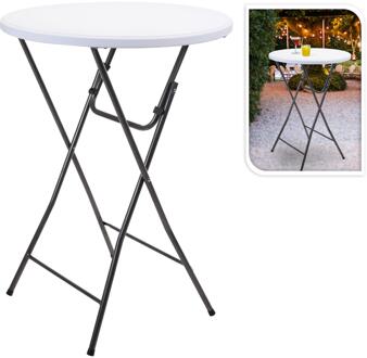 Statafel wit Ø80xh110cm