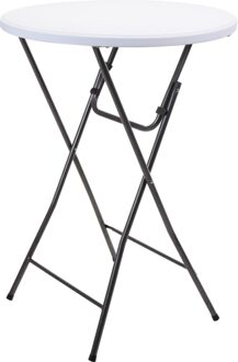 Statafel wit Ø80xh110cm