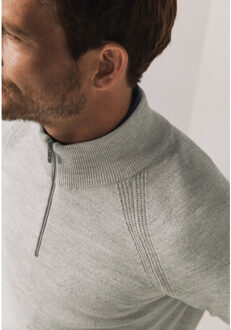 State Of Art 13125090 pullover sportzip Grijs - L