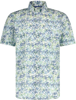 State Of Art Casual overhemd met korte mouwen Groen - L