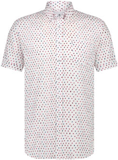 State Of Art Casual overhemd met korte mouwen Rood - XL