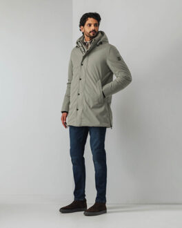 State Of Art Gewatteerde jas - maat XXL Groen