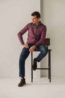 State Of Art Half Zip Trui Rood