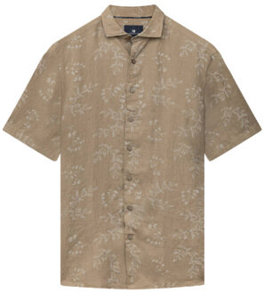 State Of Art Overhemd korte mouw 26416327 Beige - XXL