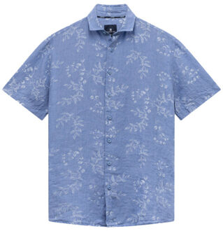 State Of Art Overhemd korte mouw 26416327 Blauw - XXL