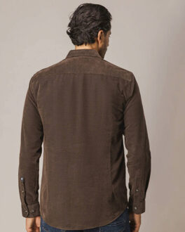 State Of Art Overhemd lange mouw 21125214 Bruin - XL