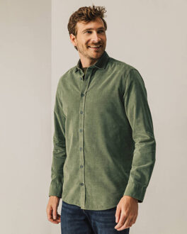 State Of Art Overhemd lange mouw 21125214 Groen - XL