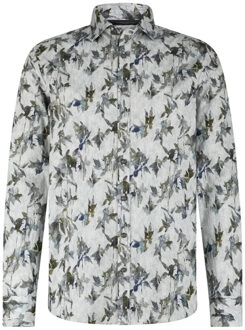 State Of Art Overhemd lange mouw 21425206 Blauw - XL