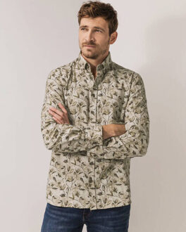 State Of Art Overhemd lange mouw 21425260 Bruin - XXL