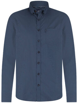 State Of Art Overhemd lange mouw 21425288 Blauw - XL