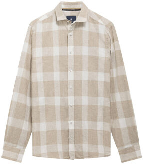 State Of Art Overhemd lange mouw 21516214 Beige - XXL