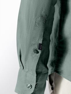 State Of Art Overhemd Linnen Groen - 4XL,L,M,XL,XXL