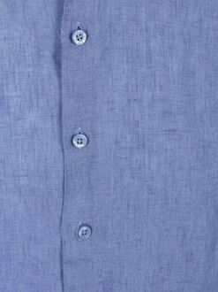 State Of Art Overhemd Linnen Mid Blauw - 3XL,4XL,L,M,XL,XXL