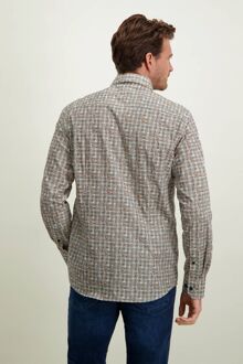 State Of Art Overhemd Print Geel - L,M