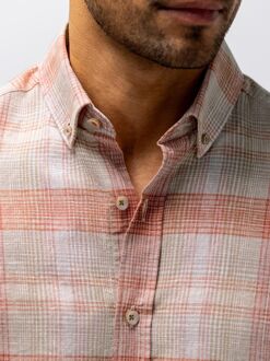 State Of Art Overhemd Ruit Rood Multicolour - 3XL,4XL,L,M,XL,XXL