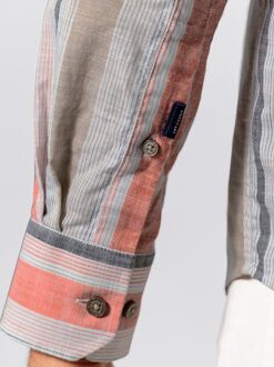 State Of Art Overhemd Streep Rood Multicolour - 3XL,4XL,L,M,XL,XXL