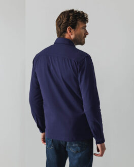 State Of Art Overshirt Blauw - L