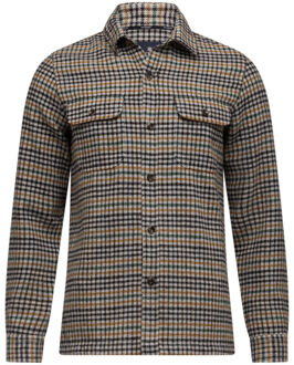 State Of Art Overshirt - maat L Bruin