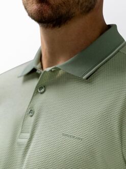 State Of Art Polo Effectknit Groen - L,M,XL,XXL