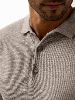 State Of Art Polo Knitted Beige - L,M,XL,XXL
