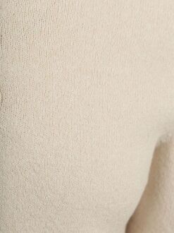 State Of Art Polo Knitted Bouclé Ecru Off-White - L,M,XL,XXL