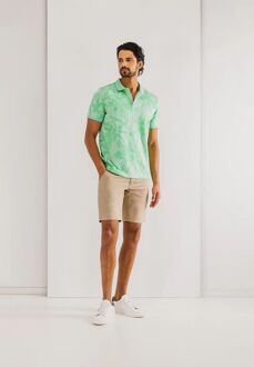State Of Art Poloshirt Faded Leaf Groen - M,XXL