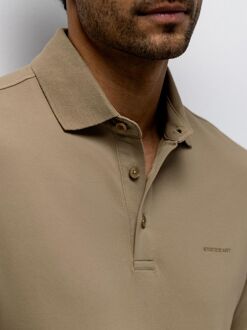 State Of Art Poloshirt Piqué Beige Taupe - 3XL,4XL,L,M,XL,XXL