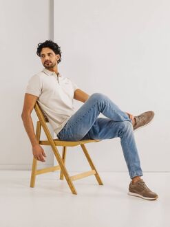 State Of Art Poloshirt Piqué Greige Beige