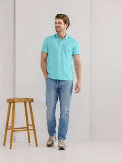 State Of Art Poloshirt Piqué Lichtblauw - 4XL,M