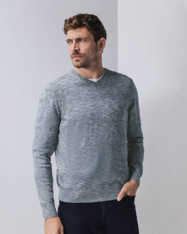 State Of Art V-hals trui Wit - XL