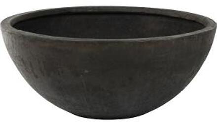 Static - Bowl - XXL - Plantenschaal -  Schaal - Zwart - Composiet - 64 x 27 cm