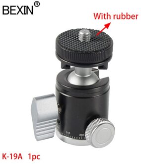 Statief Hoofd Mini Balhoofd Panoramisch Hoofd Schieten Foto Camera Stand Adapter Monopod Mout Hoofd Met Flitsschoen Basis Voor Dslr camera K19 1stk