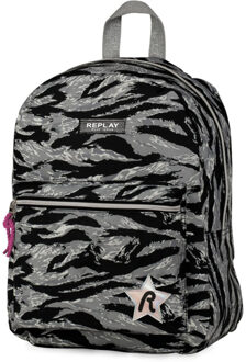 Stationery Team rugzak Replay Fashion grijs 41 x 30 x 16 cm