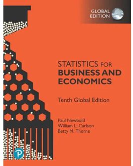 Statistics For Business And Economics, Global Edition - Paul Newbold